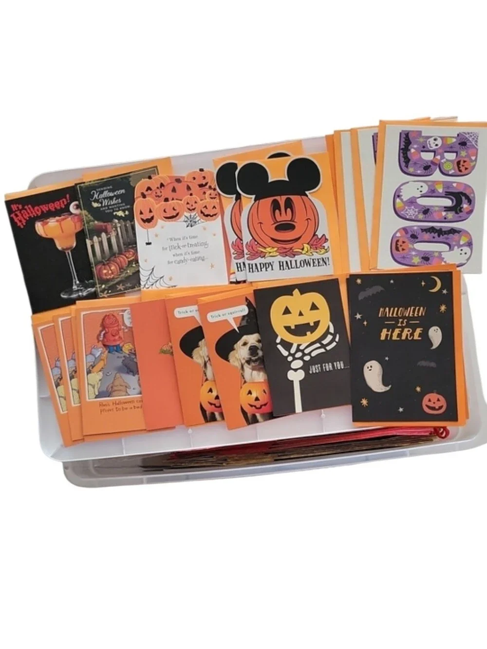 Hallmark Halloween Greeting Cards Variety Bundle Set Of 34